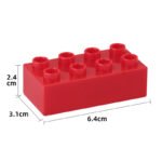 Order 8-hole Assembled Bulk Thick Brick Foundation Block Spare Parts Toys Wholesale - Image 8