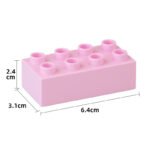 Order 8-hole Assembled Bulk Thick Brick Foundation Block Spare Parts Toys Wholesale - Image 9