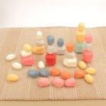 Wooden Stone Stacking Blocks Toys - Image 6