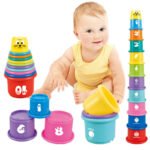 Puzzle And Fun Bear Blocks Stacking Cups