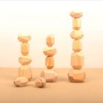 Wooden Stone Stacking Blocks Toys - Image 2