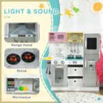 Play Kitchen Set for Kids W/ Lights Sounds - Image 4