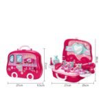Children Pretend Play Makeup Cosmetic Kit Travel Box - Image 7