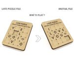 LOVE Puzzle Wooden Puzzle Game - Image 4