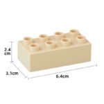 Order 8-hole Assembled Bulk Thick Brick Foundation Block Spare Parts Toys Wholesale - Image 7