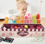 New Play House Ice Cream Math Kitchen Toys For Children Imitating Role Play Game Girls Toys Educational Toy - Image 4