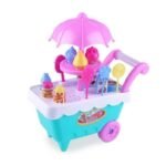 Children Role Play Toys Mini Candy Cart Detachable Ice Cream - Image 5