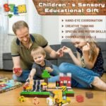 Magnetic Block Toy Engineering Blocks -100pcs - Image 6