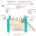 Montessori Children's Hand-eye Coordination Puzzle Rivet Toys - Image 7