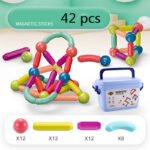 Magnetic Bar Children's Building Block Assembly Toy - Image 5