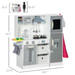 Play Kitchen Set for Kids W/ Lights Sounds - Image 3