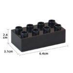 Order 8-hole Assembled Bulk Thick Brick Foundation Block Spare Parts Toys Wholesale - Image 3