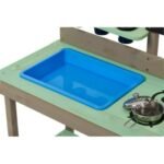 Kids Play Kitchen, Wood Mud Kitchen With Water Play Set  Cooking Toys For Outdoor, Gift For 3 8 - Image 4