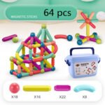 Magnetic Bar Children's Building Block Assembly Toy - Image 6
