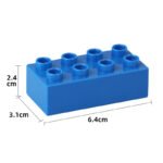 Order 8-hole Assembled Bulk Thick Brick Foundation Block Spare Parts Toys Wholesale - Image 4